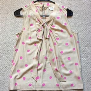 Kate spade blouse sleeveless